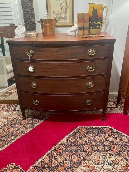 Antique American Empire Mahogany Chest of Drawers