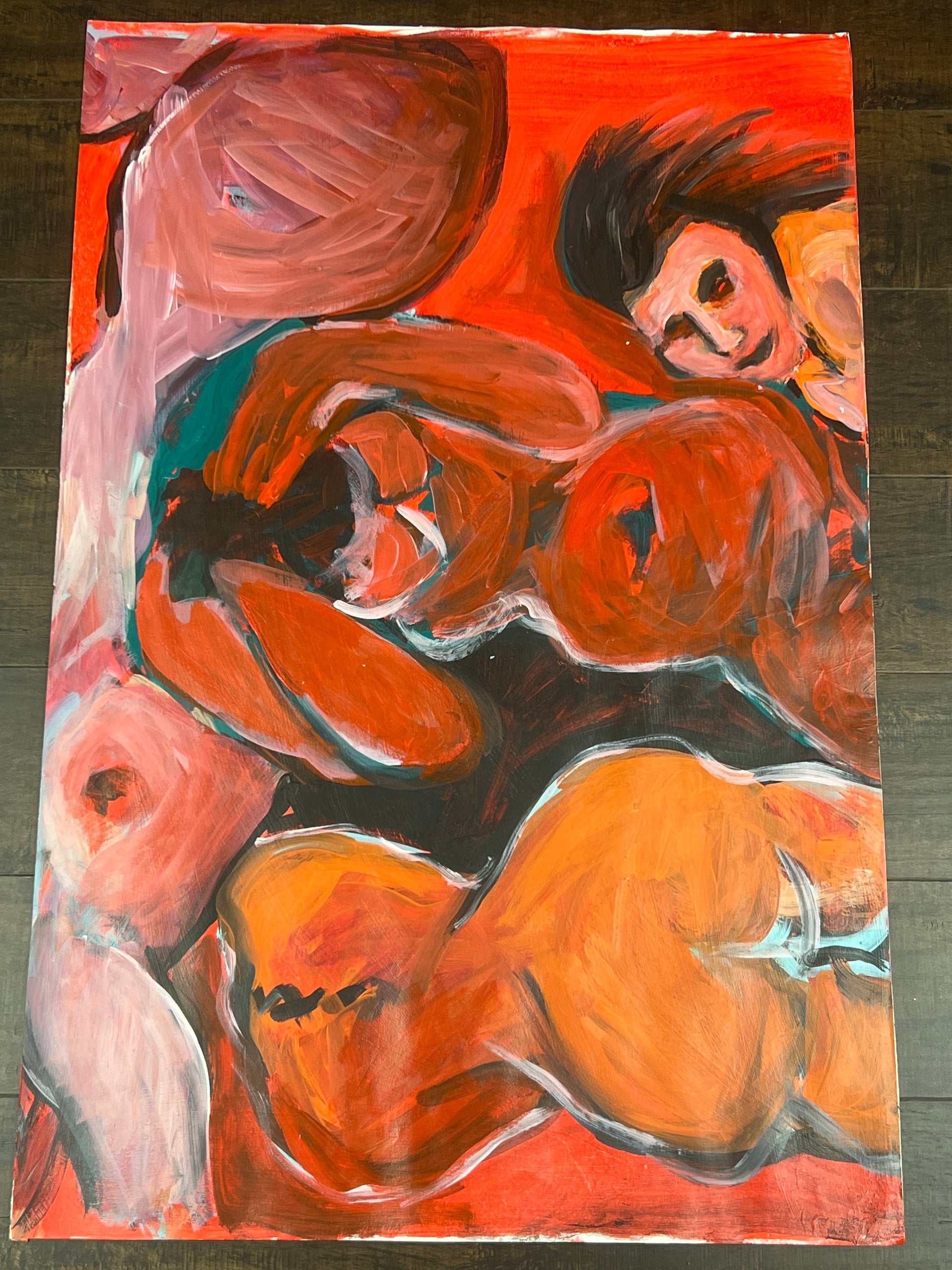 Red Storm in Acrylic (Nina Gelin-Meier Collection)