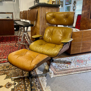 Vintage Eames Plycraft Lounge Chair and Ottoman