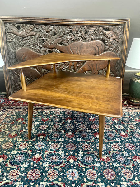 Midcentury Modern Two-Tiered Occasional Table