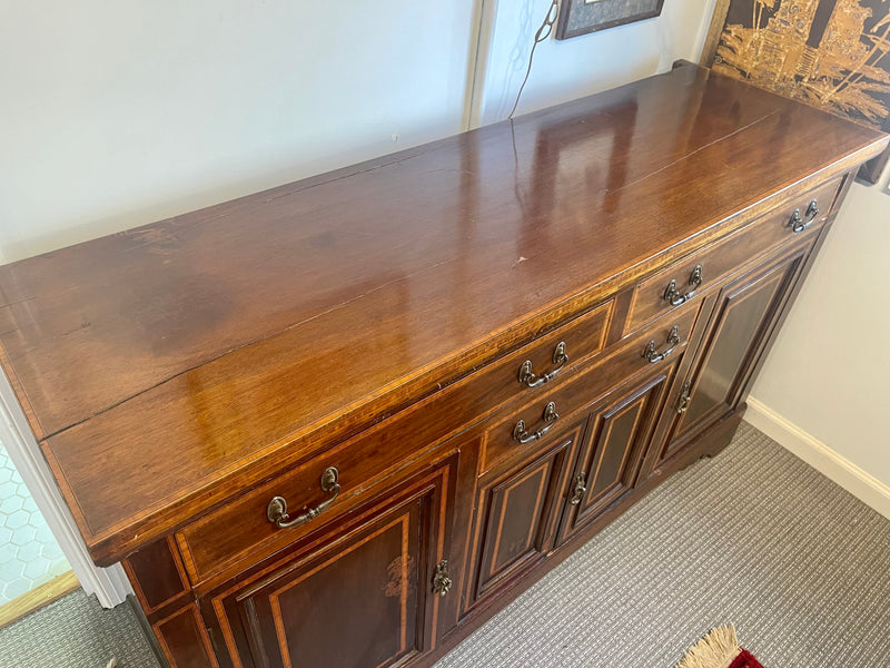 Antique French Provincial Mahogany Sideboard