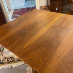 Midcentury Modern Walnut Folding Dining Table