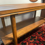 Midcentury Modern Walnut Console Table