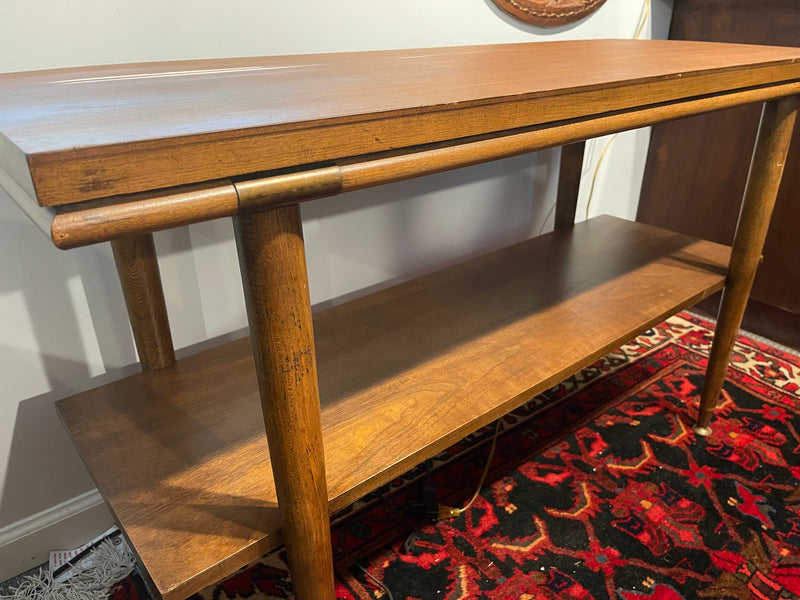 Midcentury Modern Walnut Console Table