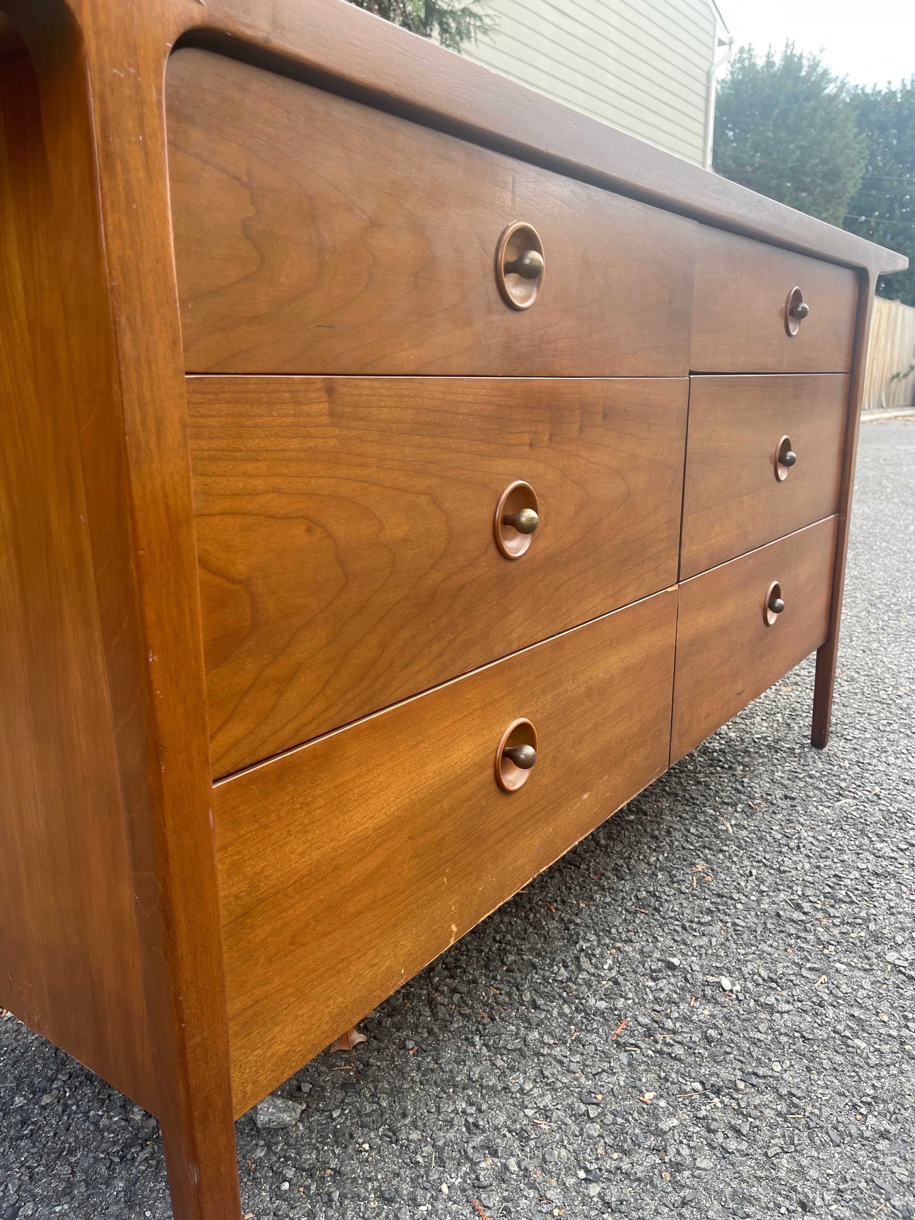 drexel mid century modern dresser Mid Century Modern Twelve-Drawer Dresser by Drexel