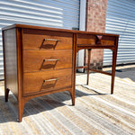 Kent Coffey Perspecta Rosewood and Walnut Desk