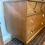 Midcentury Modern Broyhill Brasilia Six Drawer Lowboy Dresser