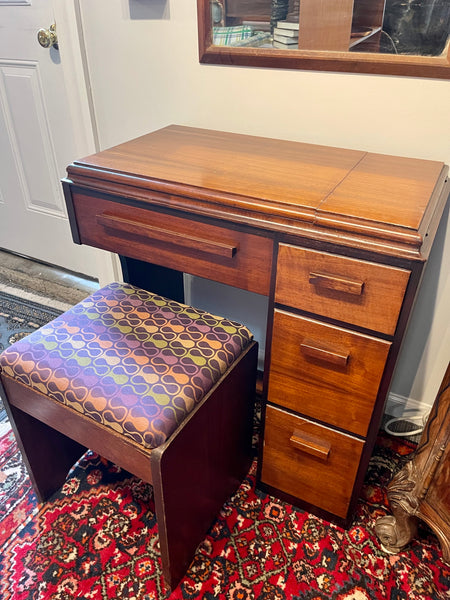 Art Deco Vanity with Stool