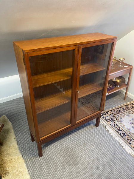 Nissenbaum & Sons Glass-Fronted Teak Cabinet