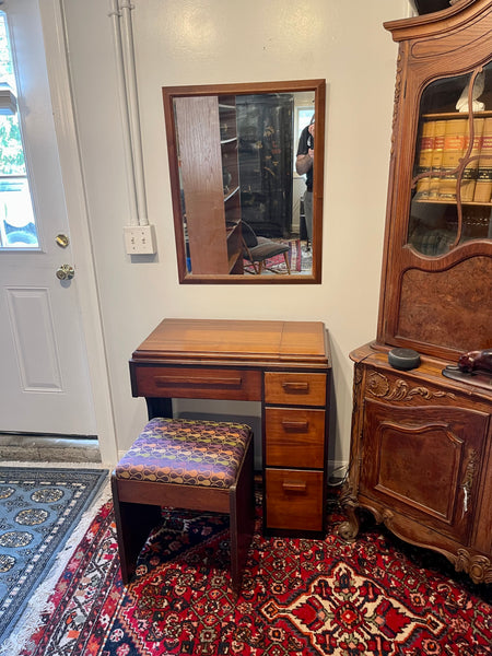 Art Deco Vanity with Stool