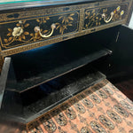 Vintage Black Lacquered Home Bar or Buffet