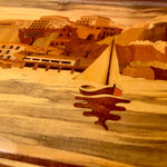 Vintage Parquetry Wood Inlaid Artwork