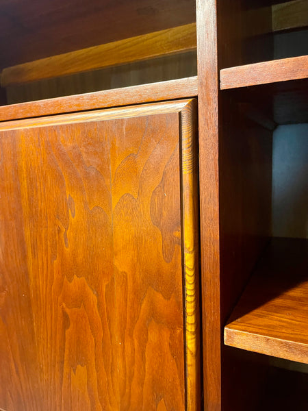 Vintage Walnut Wall Unit by Lane Altavista