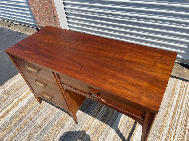 Kent Coffey Perspecta Rosewood and Walnut Desk