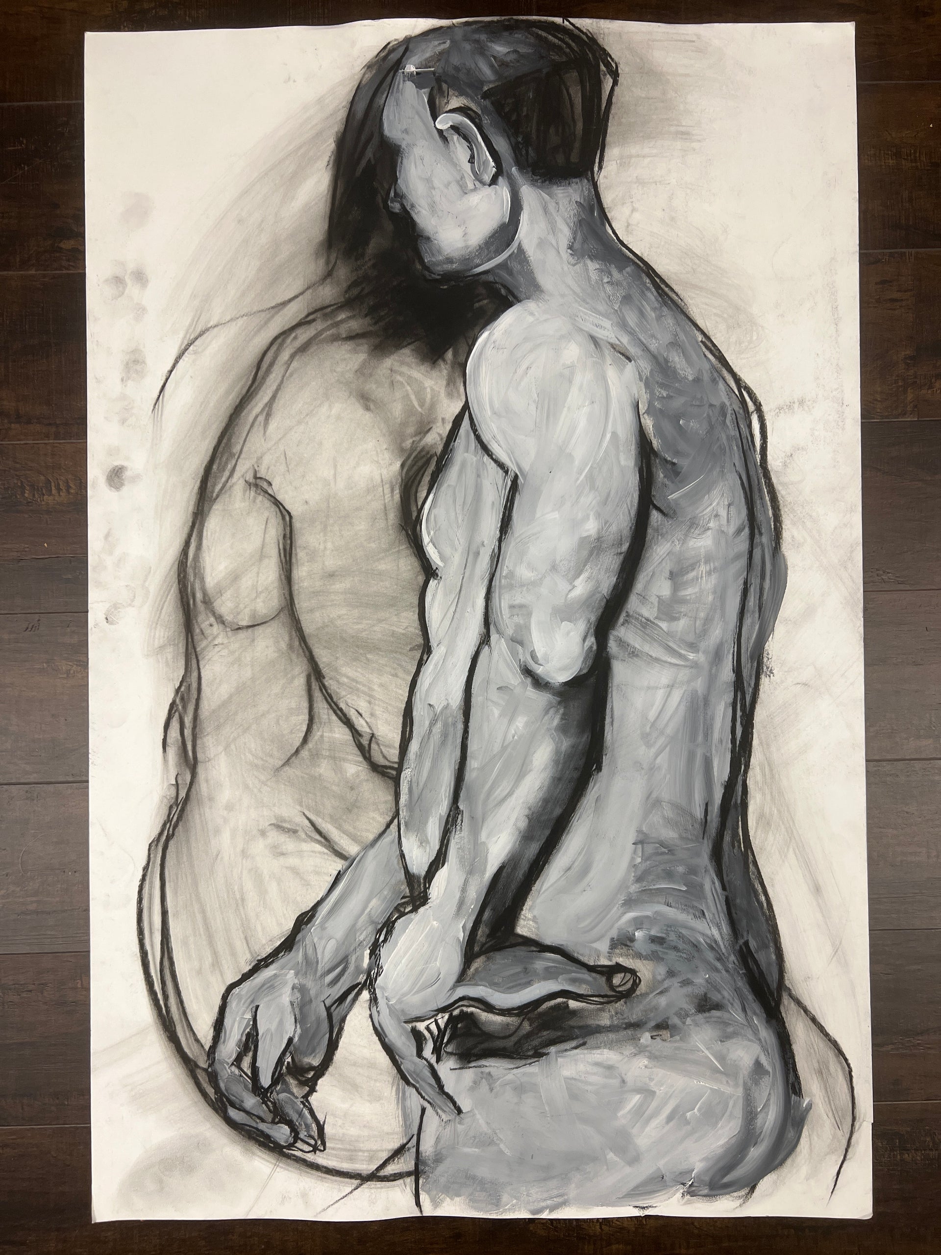 Side View of Men in Gray (Nina Gelin-Meier Collection)