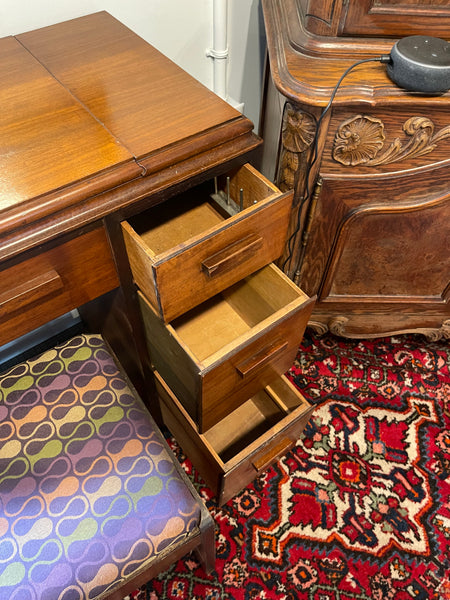 Art Deco Vanity with Stool