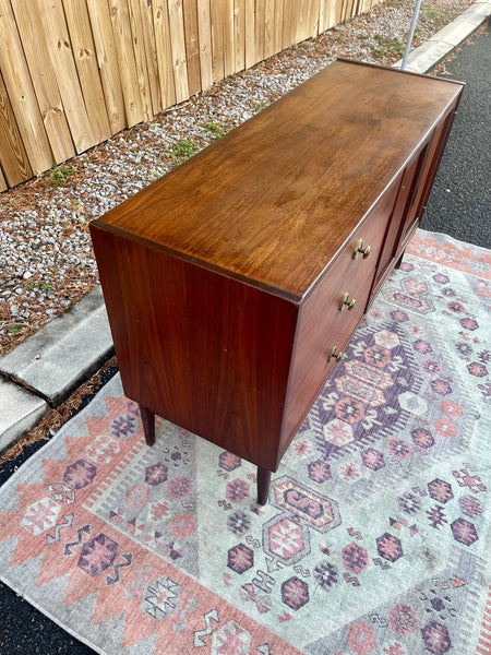 MCM Petite Mahogany Credenza