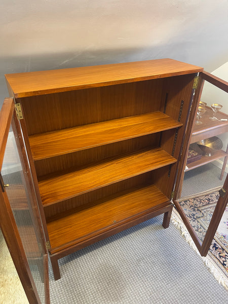 Nissenbaum & Sons Glass-Fronted Teak Cabinet