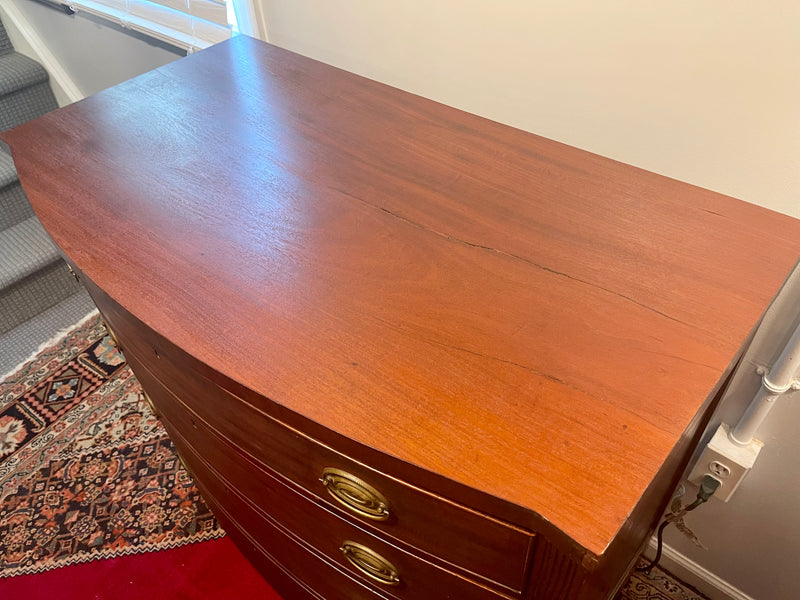 Antique American Empire Mahogany Chest of Drawers