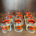 Gumps Mid Century San Francisco Rocks Glasses