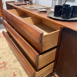 Lane First Edition Large Midcentury Modern Walnut Credenza or Sideboard