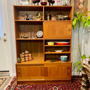 Danish Modern Teak Bookcase/Cabinet from Domino Mobler