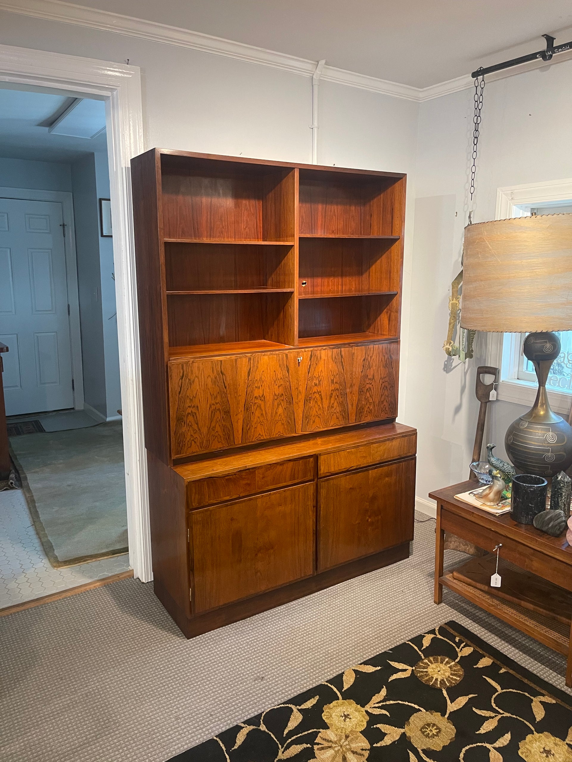 Danish Rosewood Wall Unit