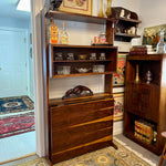 Fully Refinished Scandinavian Modern Rosewood Wall Unit & Gate-leg Table