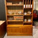 Danish Modern Teak Bookcase/Cabinet by Domino Mobler