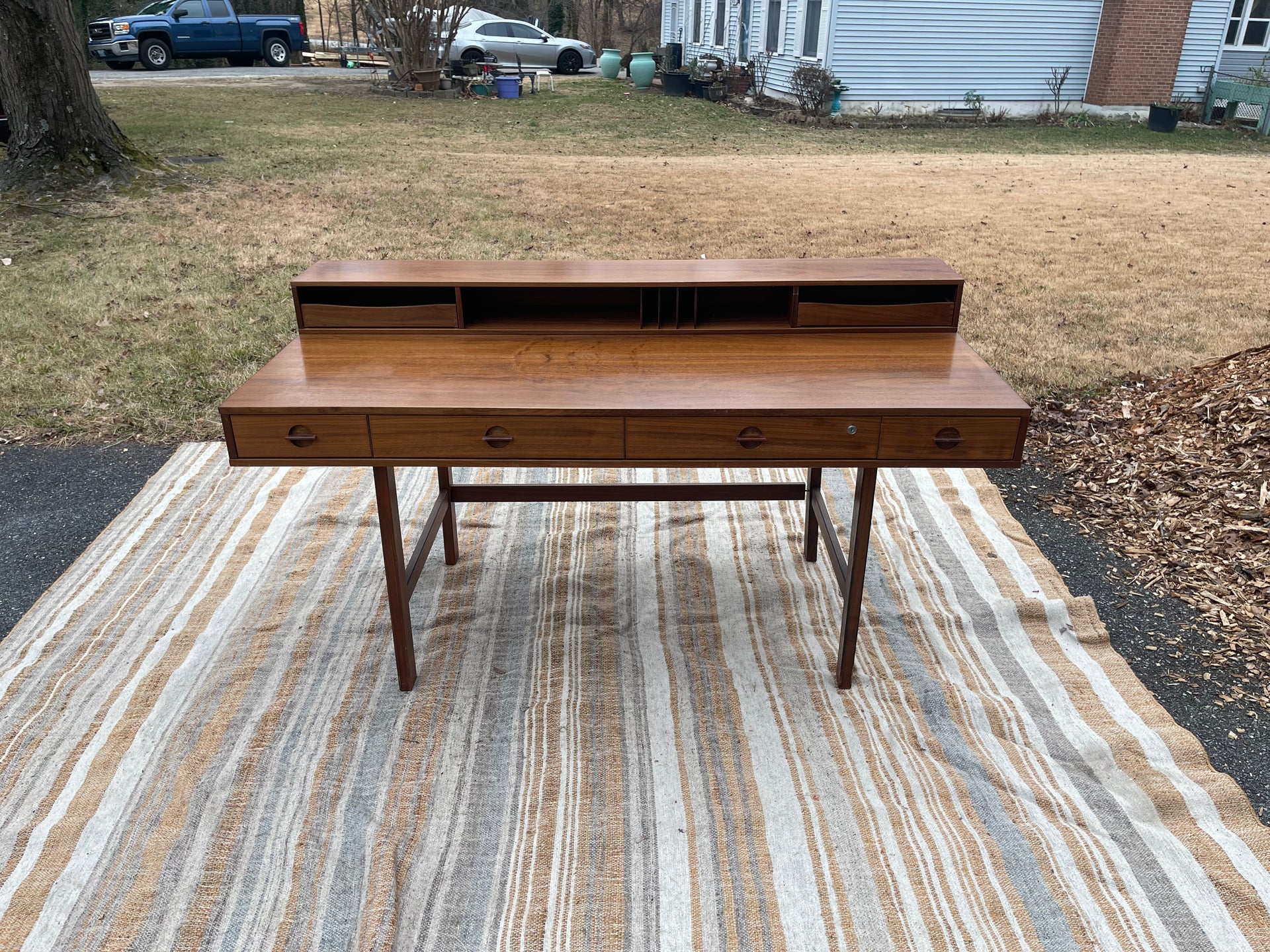 Danish Peter Løvig Nielsen Partners Desk in Walnut