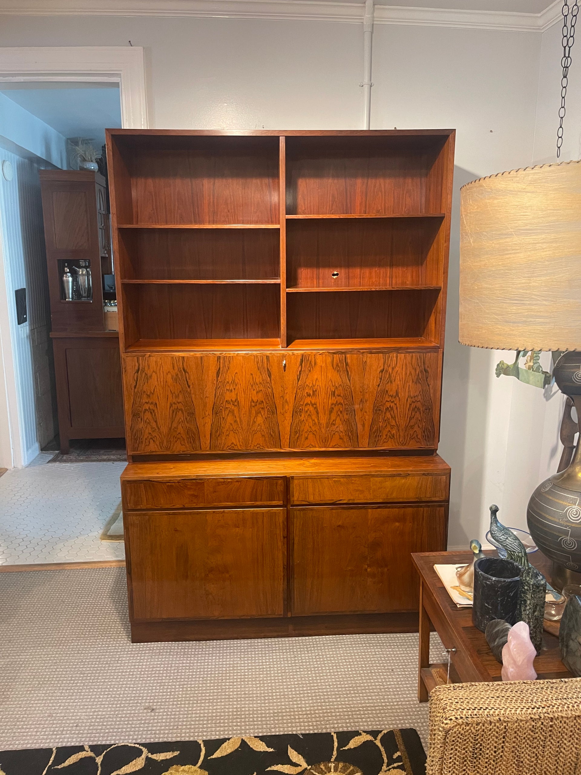 Danish Rosewood Wall Unit