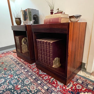 Arne Wahl Ivensen for Vinde Mobelfabrik Rosewood Nightstands