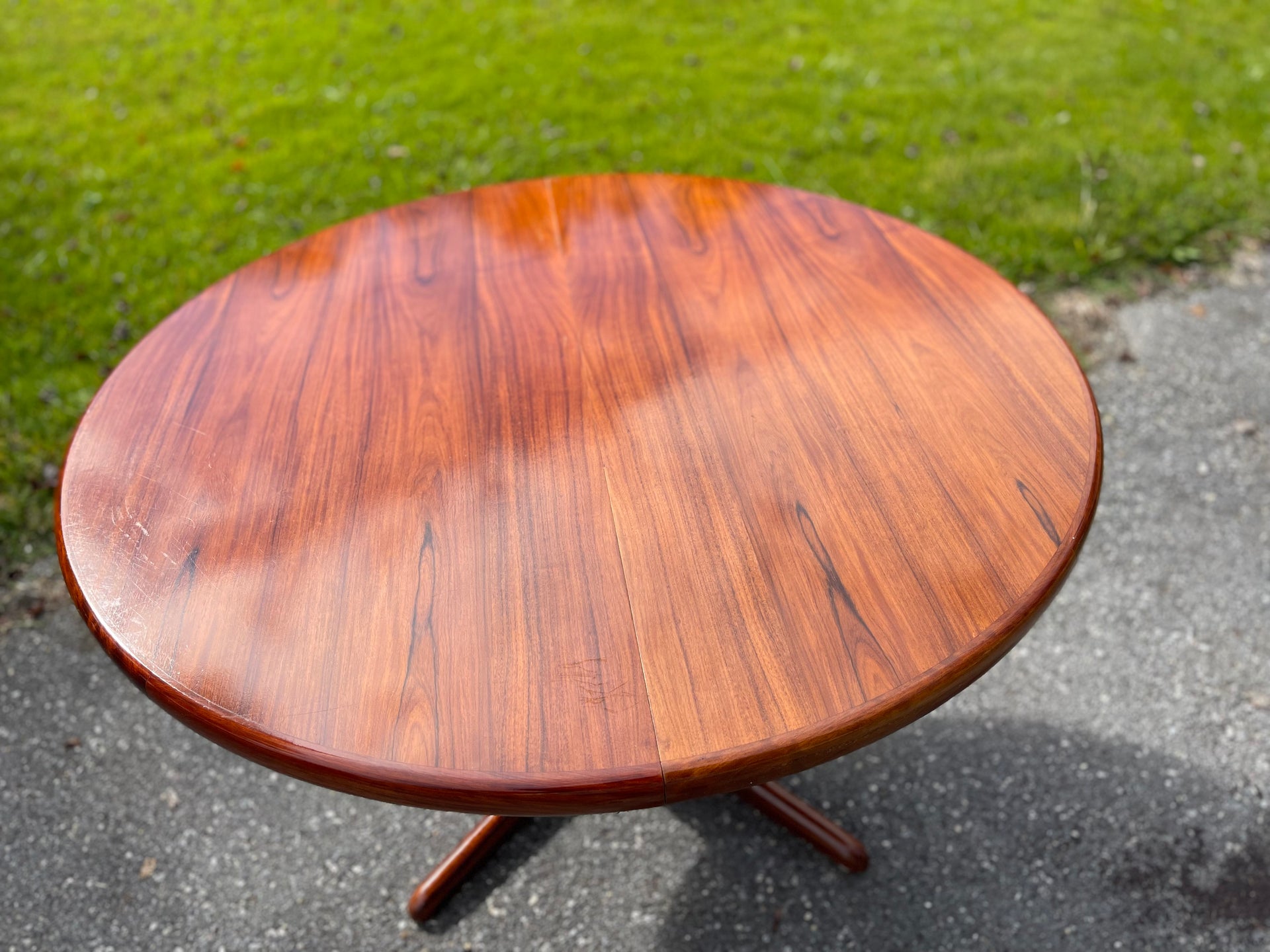 Scandinavian Modern Rosewood Dining Table