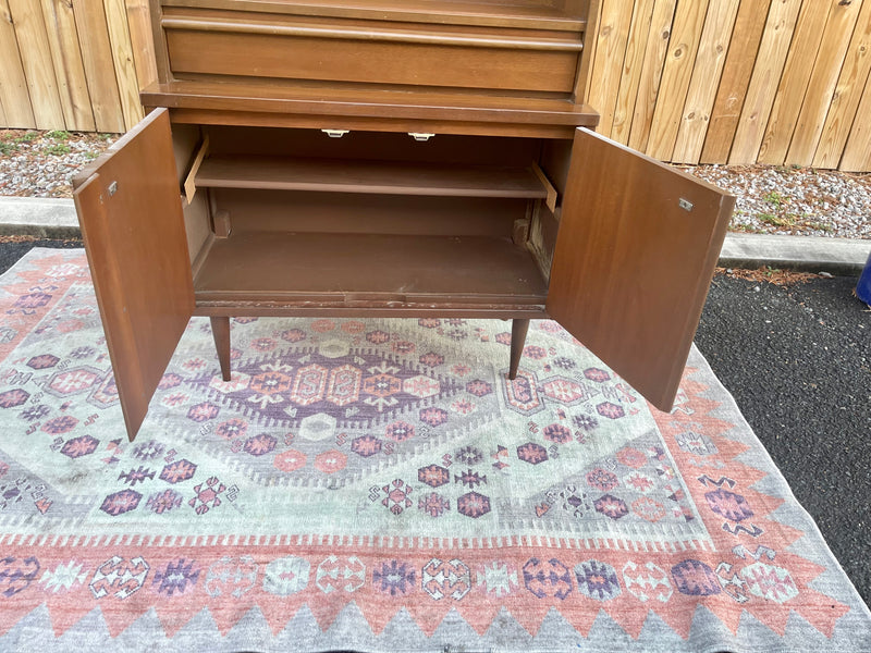 MCM Petite Walnut Cabinet or Hutch