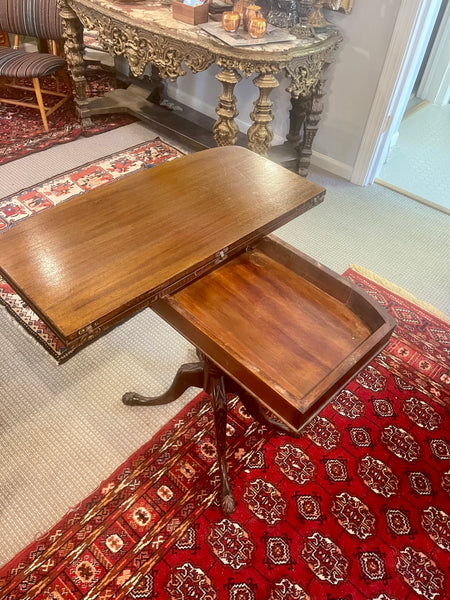 Victorian Antique Console/Gaming Table