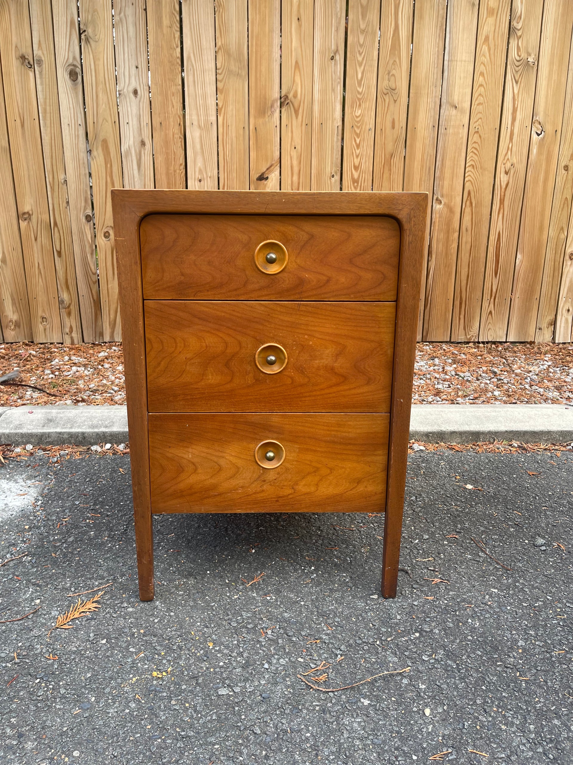 Drexel Counterpoint Walnut Nightstand