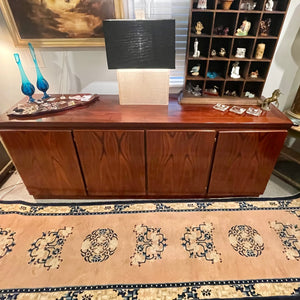 Danish Modern Rosewood Credenza or Sideboard by Skovby Furniture