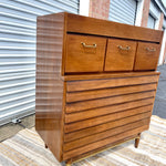 American of Martinsville Dania Tallboy Dresser designed by Martin Gershun
