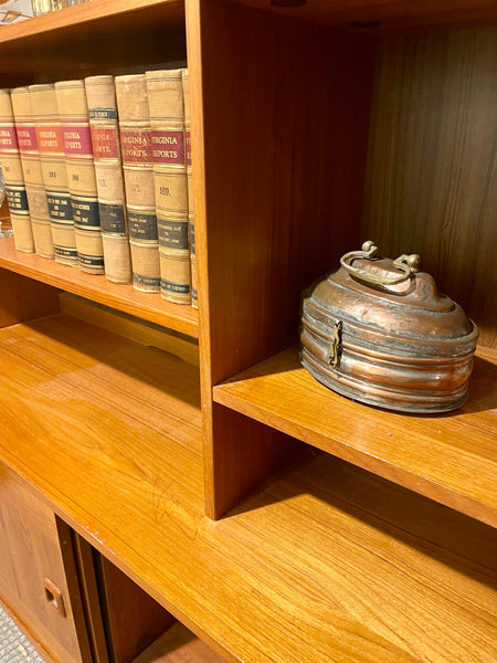 Danish Modern Teak Bookcase/Cabinet by Domino Mobler