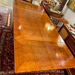 Guido Zichele for Bloomingdale’s Walnut and Maple Extendable Italian Dining Table