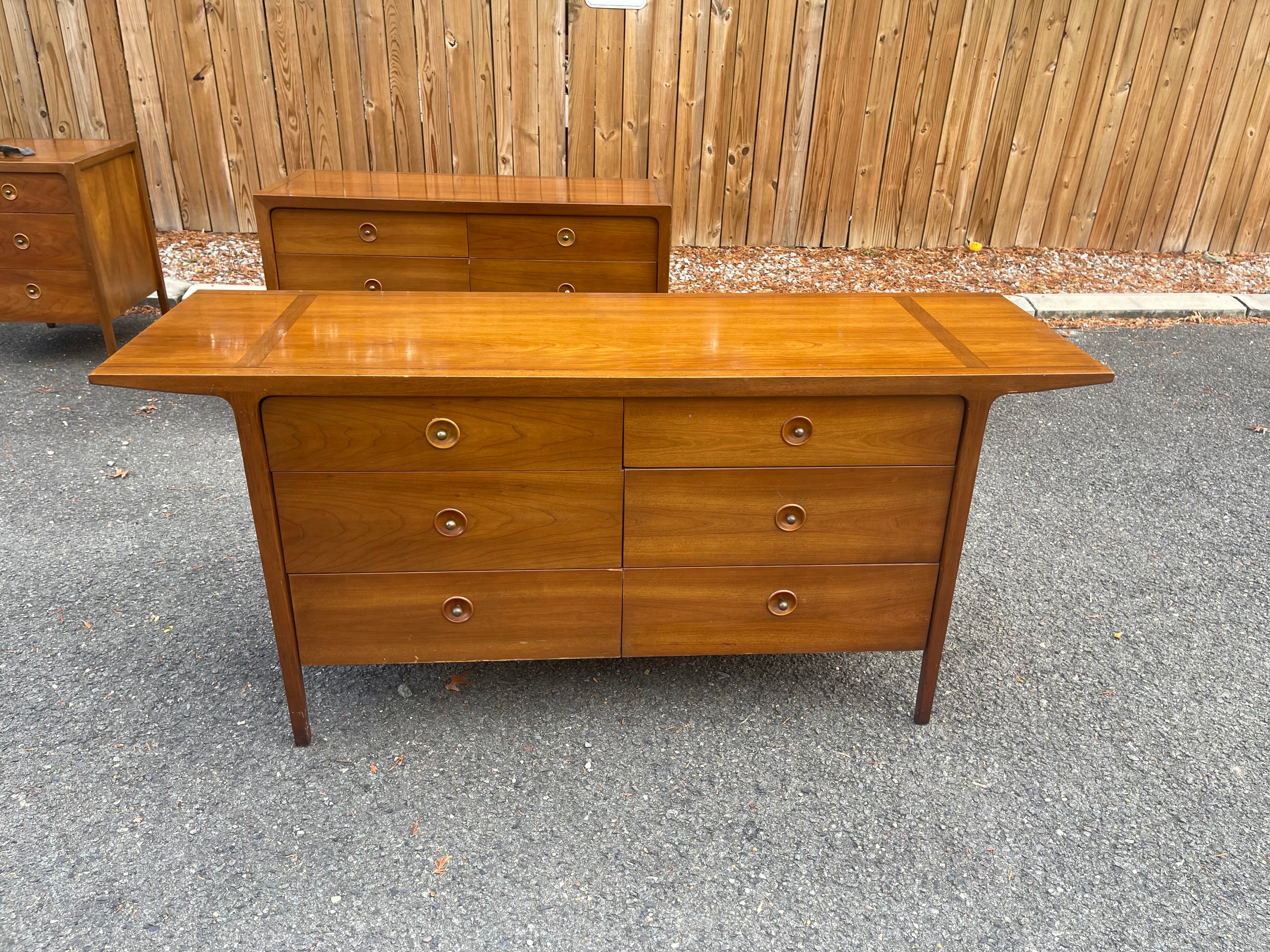 Drexel Counterpoint Six Drawer Dresser #1