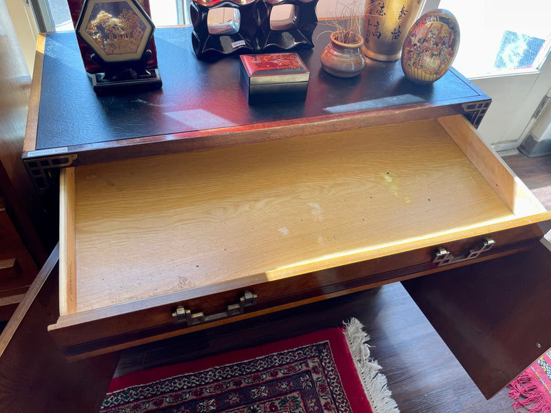 Vintage Asian-style Bar Cabinet or Server by Bassett