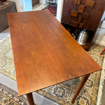 Mid Century Danish Modern Arne Vodder Teak Drop Leaf Desk for H. Sigh Denmark