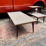 Midcentury Modern Mosaic Tile Coffee Table