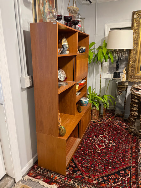 Danish Modern Teak Bookcase/Cabinet from Domino Mobler