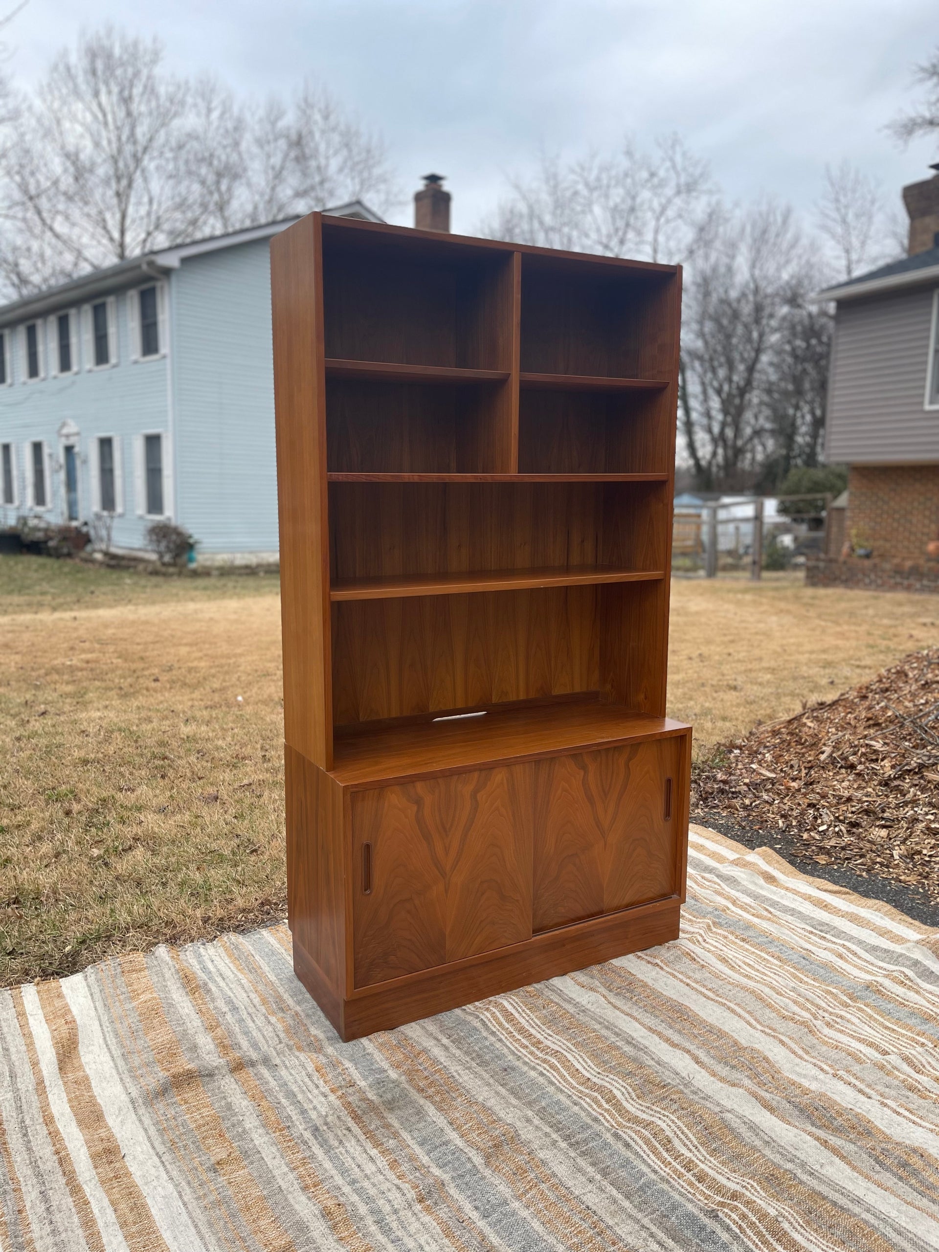 Scandinavian Modern Bookcase/Credenza from Poul Hundevad