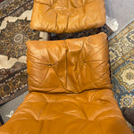 Scandinavian Modern Ingmar Rellig for Westnofa Siesta Chair and Ottoman
