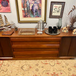 Lane First Edition Large Midcentury Modern Walnut Credenza or Sideboard