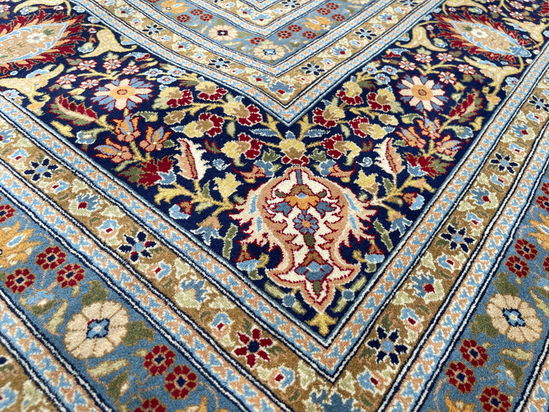 Large Ornate Hand-knotted Oriental Area Rug, possibly Tabriz