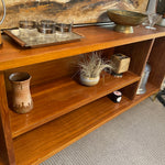 Reclaimed Antique Walnut Low Bookshelf or Media Stand